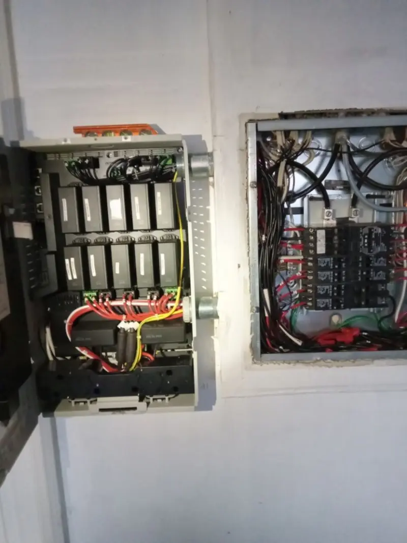 Electrical panel upgrade completed for Security Camera Wiring in Lucas Valley-Marinwood